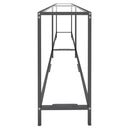 vidaXL átlátszó edzett üveg tálalóasztal 220 x 35 x 75,5 cm