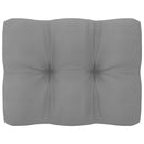 vidaXL négyszemélyes tömör fenyőfa kerti kanapé párnákkal