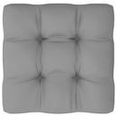 vidaXL négyszemélyes tömör fenyőfa kerti kanapé párnákkal