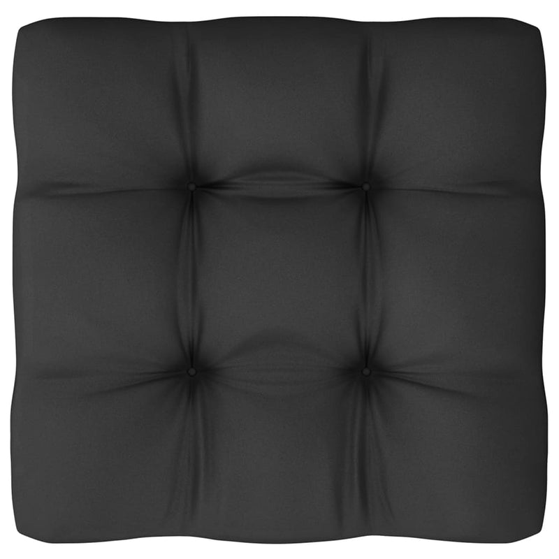 vidaXL négyszemélyes tömör fenyőfa kerti kanapé párnákkal