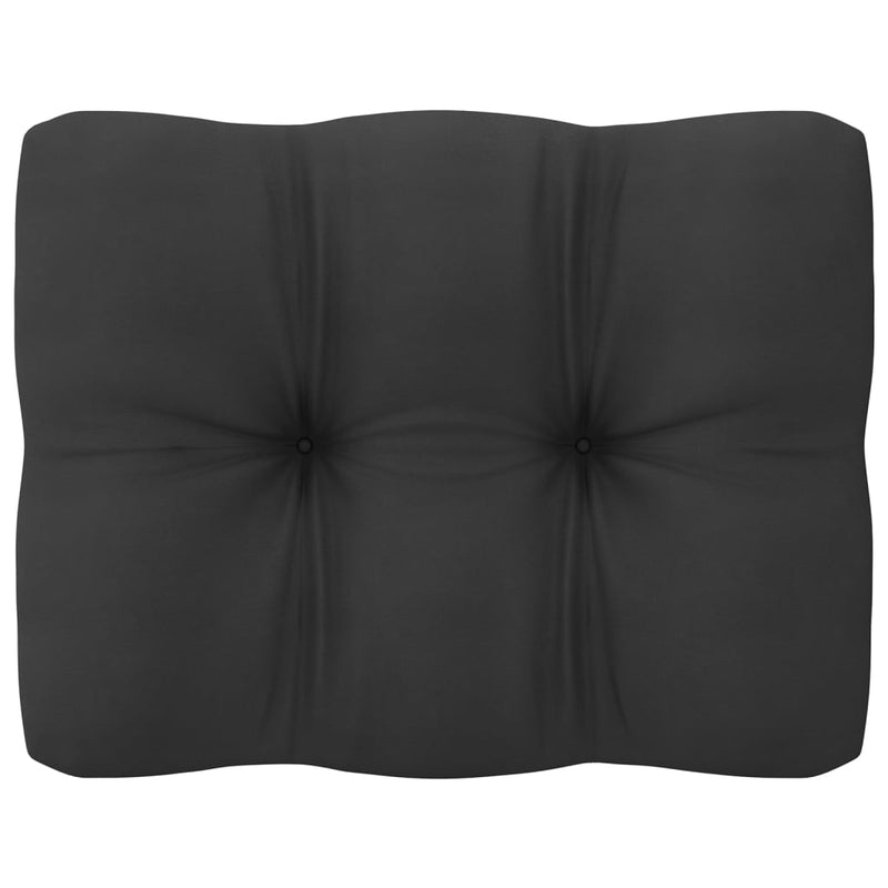 vidaXL négyszemélyes tömör fenyőfa kerti kanapé párnákkal