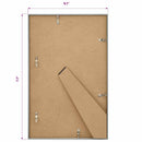 vidaXL 3 db ezüstszínű MDF asztali fényképkeret 13 x 18 cm