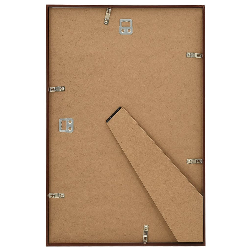 vidaXL 3 db bronzszínű MDF fali/asztali fényképkeret 21 x 29,7 cm