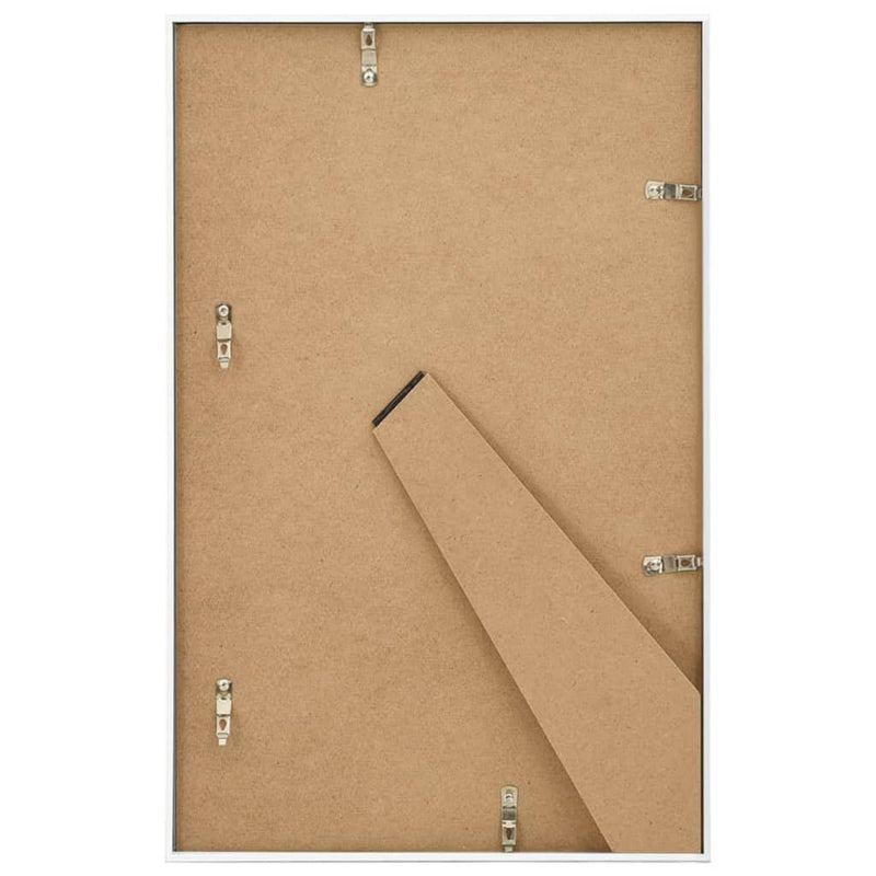 vidaXL 3 db fehér MDF asztali fényképkeret 10 x 15 cm