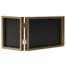 vidaXL világosbarna háromszárnyas fényképkeret 22x15 cm + 2x(10x15 cm)