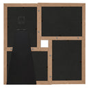 vidaXL világosbarna MDF fényképkeretszett 4 db 10 x 15 cm-es képhez