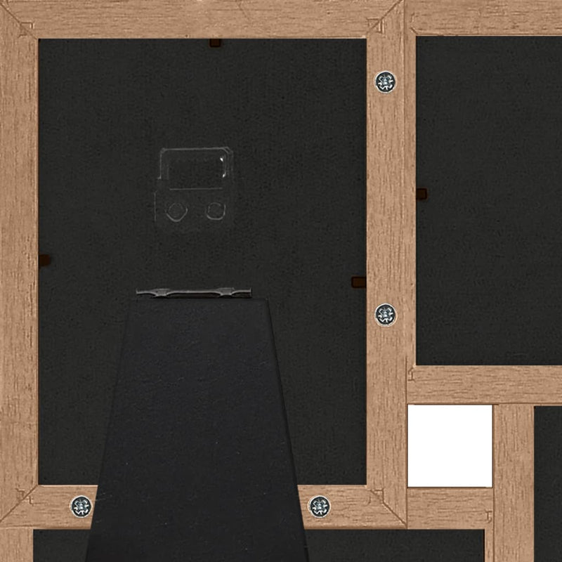 vidaXL világosbarna MDF fényképkeretszett 4 db 10 x 15 cm-es képhez