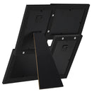 vidaXL fekete MDF fényképkeretszett 4 db 10 x 15 cm-es képhez