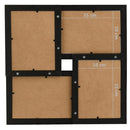 vidaXL fekete MDF fényképkeretszett 4 db 10 x 15 cm-es képhez