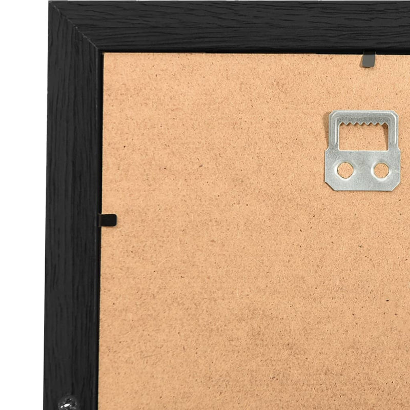 vidaXL fekete MDF fényképkeretszett 10 db 10 x 15 cm-es képhez