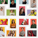 vidaXL fehér MDF fényképkeretszett 24 db 10 x 15 cm-es képhez