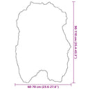 vidaXL krémszínű izlandi báránybőr székhuzat 70 x 110 cm