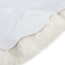 vidaXL krémszínű báránybőr (60-70) x (90-100) cm