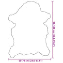 vidaXL krémszínű báránybőr (60-70) x (90-100) cm