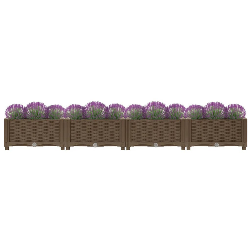 vidaXL polipropilén magaságyás 160 x 40 x 23 cm