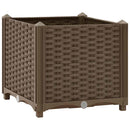 vidaXL polipropilén magaságyás 40 x 40 x 38 cm