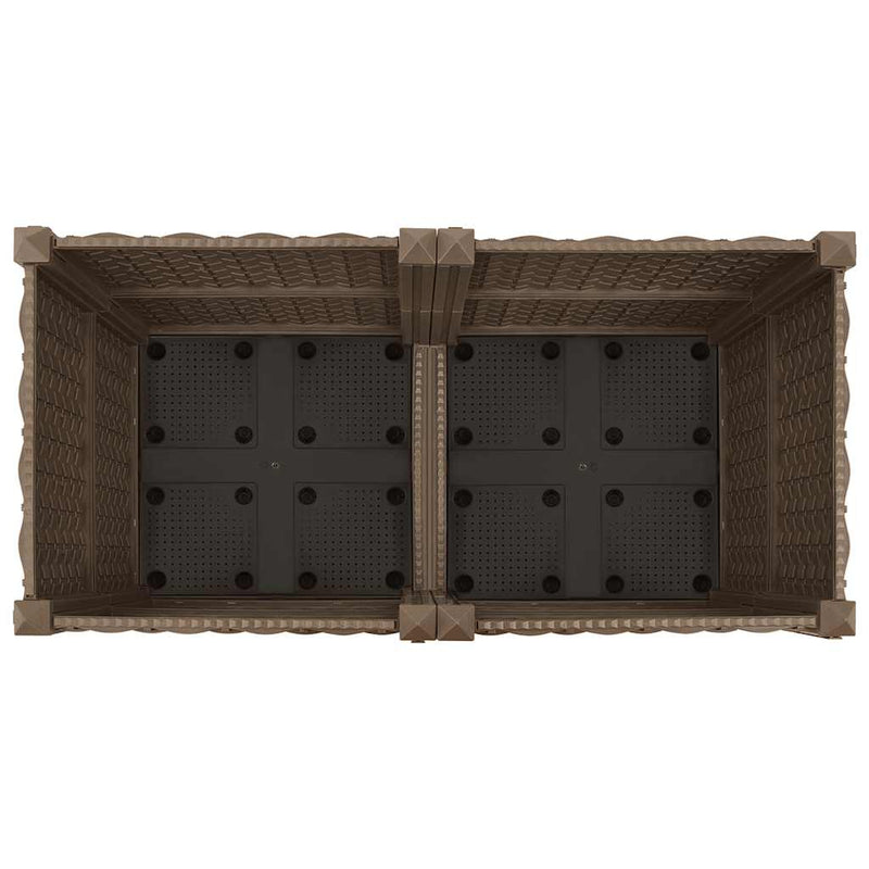 vidaXL polipropilén magaságyás 80 x 40 x 38 cm