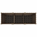 vidaXL polipropilén magaságyás 120 x 40 x 38 cm