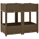 vidaXL polipropilén magaságyás 80 x 40 x 71 cm