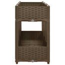 vidaXL polipropilén magaságyás 120 x 40 x 71 cm