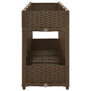 vidaXL polipropilén magaságyás 160 x 40 x 71 cm