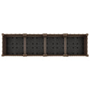 vidaXL polipropilén magaságyás 160 x 40 x 71 cm