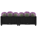 vidaXL polipropilén magaságyás 80 x 40 x 23 cm