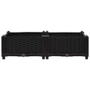 vidaXL polipropilén magaságyás 80 x 40 x 23 cm