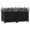 vidaXL polipropilén magaságyás 80 x 40 x 38 cm