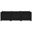 vidaXL polipropilén magaságyás 120 x 40 x 38 cm