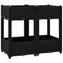 vidaXL polipropilén magaságyás 80 x 40 x 71 cm