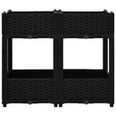 vidaXL polipropilén magaságyás 80 x 40 x 71 cm