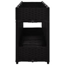 vidaXL polipropilén magaságyás 160 x 40 x 71 cm