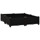 vidaXL polipropilén magaságyás 80 x 80 x 23 cm