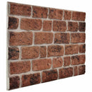 vidaXL Fali panelek 10 pcs Barna Tégla 100 x 50 cm EPS Hab