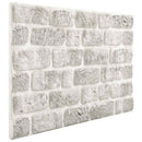 vidaXL Fali panelek 10 pcs Világosszürke 100 x 50 cm EPS Hab