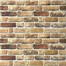 vidaXL Fali panelek 10 pcs Sötét Homok 100 x 50 cm EPS Hab