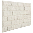vidaXL Fali panelek 10 pcs Fehér 100 x 50 cm EPS Hab
