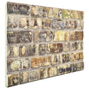 vidaXL Fali panelek 10 pcs Sokszínű 100 x 50 cm EPS Hab