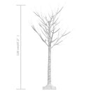 vidaXL 128 LED-es bel-/kültéri meleg fehér fűzfa karácsonyfa 1,2 m