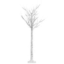vidaXL 156 LED-es bel-/kültéri meleg fehér fűzfa karácsonyfa 1,5 m