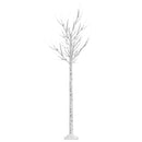 vidaXL 200 LED-es bel-/kültéri meleg fehér fűzfa karácsonyfa 1,8 m