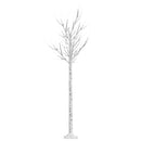 vidaXL 200 LED-es bel-/kültéri hideg fehér fűzfa karácsonyfa 1,8 m