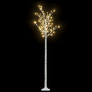 vidaXL 220 LED-es bel-/kültéri meleg fehér fűzfa karácsonyfa 2,2 m
