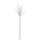 vidaXL 220 LED-es bel-/kültéri meleg fehér fűzfa karácsonyfa 2,2 m