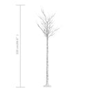 vidaXL 220 LED-es bel-/kültéri meleg fehér fűzfa karácsonyfa 2,2 m
