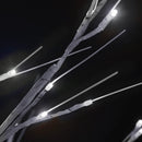 vidaXL 220 LED-es bel-/kültéri hideg fehér fűzfa karácsonyfa 2,2 m