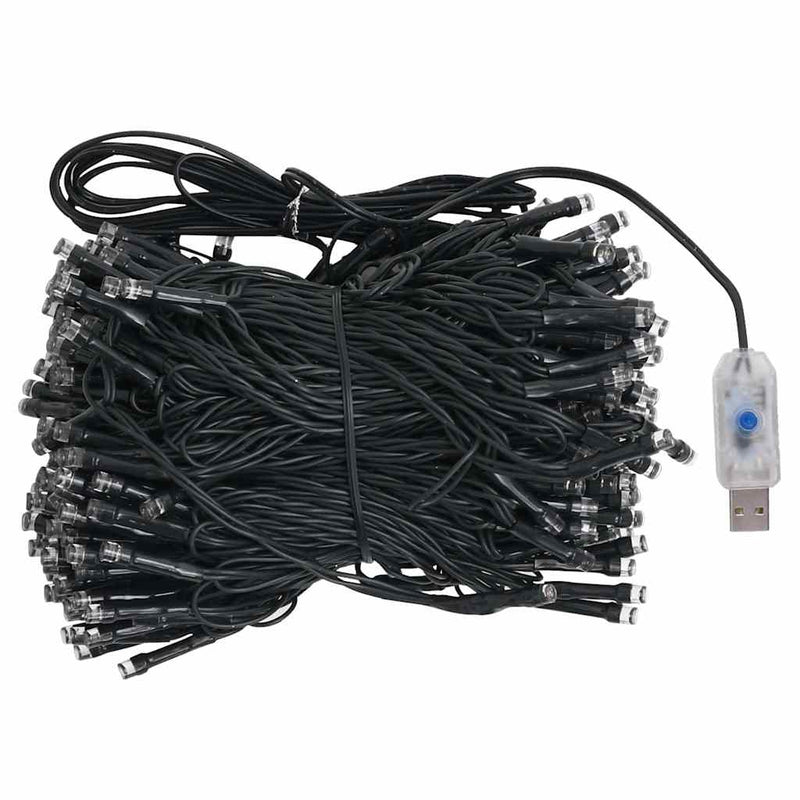 vidaXL zöld megvilágított műkarácsonyfa gömb szettel 120 cm