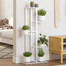 vidaXL fehér 5 szintes acél virágtartó állvány 43 x 22 x 98 cm