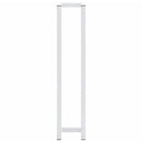 vidaXL fehér acél törölközőtartó 12,5 x 12,5 x 60 cm